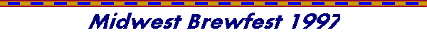 Midwest Brewfest 1997